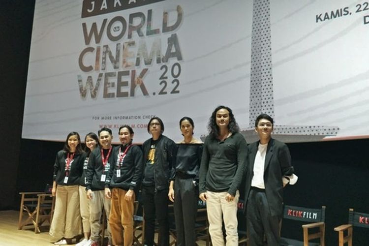 Press conference World Cinema Week 2022 di CGV Sudirman, Kamis (22/9/2022).