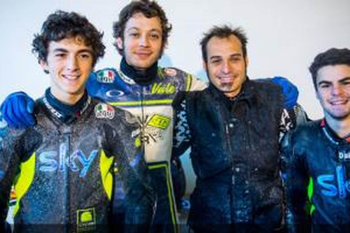 Valentino Rossi bersama 