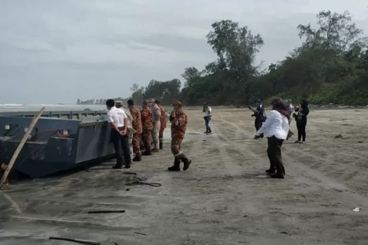 Tim KJRI Johor Bahru di lokasi kejadian