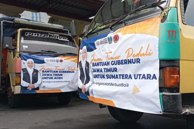 Pemprov Jatim Kirim 26,5 Ton Logistik dan Dana Rp 10,5 Miliar untuk 3 Wilayah Bencana di Sumatera