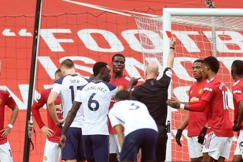 HT Man United Vs Tottenham, 2 Error dan 1 Kartu Merah, Setan Merah Tertinggal 1-4