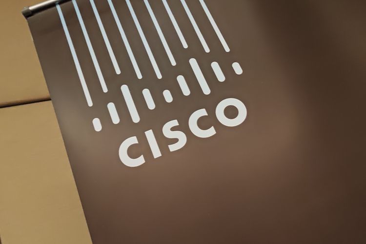 Ilustrasi logo Cisco.