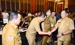 Pj Gubernur Sumsel Hadiri Rakor HKBN, Dapat Instruksi Jaga Ketersediaan Pangan Jelang Ramadhan