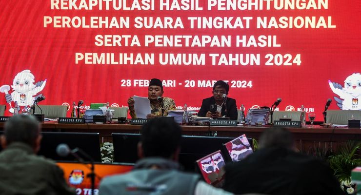 Rekapitulasi Suara KPU Sabtu Dini Hari hingga Siang: Prabowo-Gibran Menang di 12 dari 17 PPLN