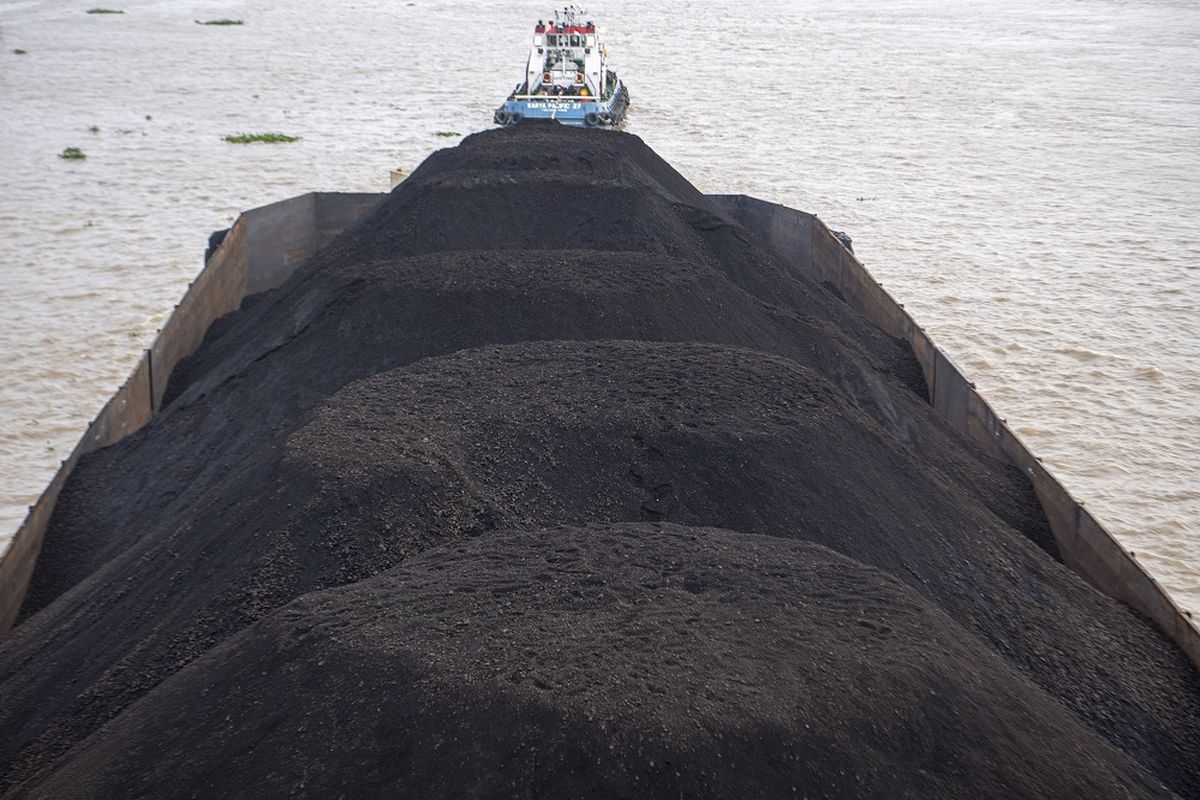 Ilustrasi negara penghasil batu bara terbesar di dunia.  ANTARA FOTO/Nova Wahyudi/rwa.
