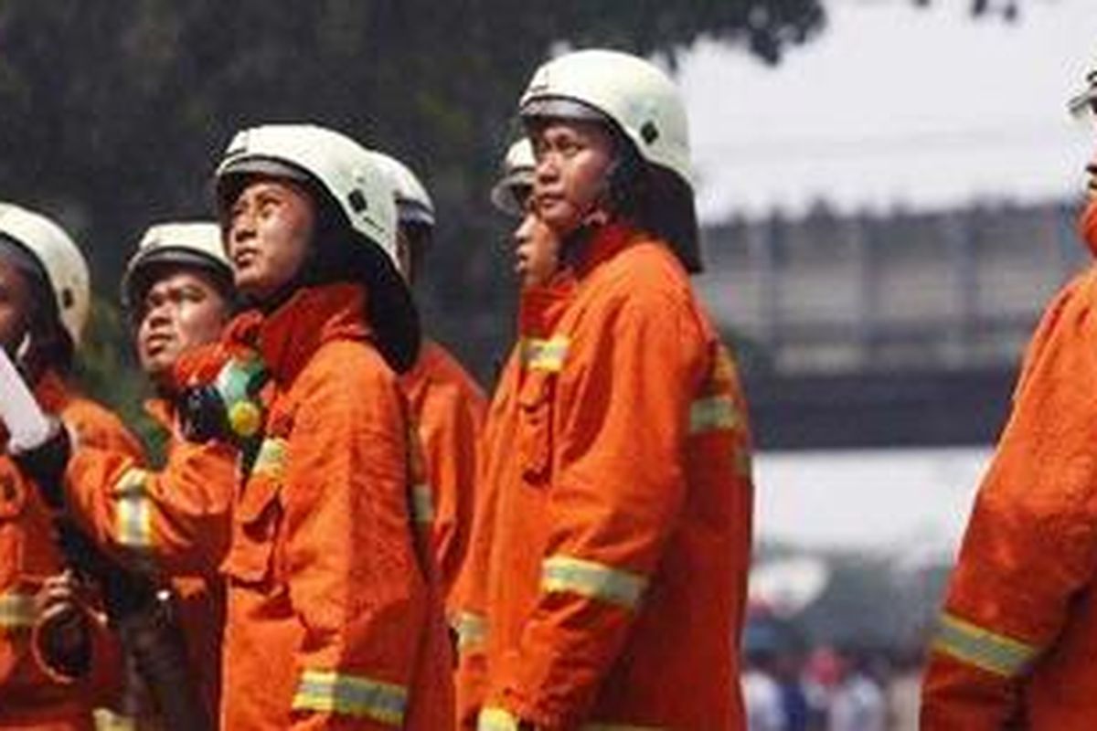 Ilustrasi: Petugas pemadam kebakaran. 