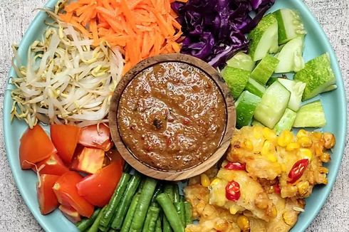 Resep Bumbu Pecel Sayur, Pakai Kacang Tanah Sangrai