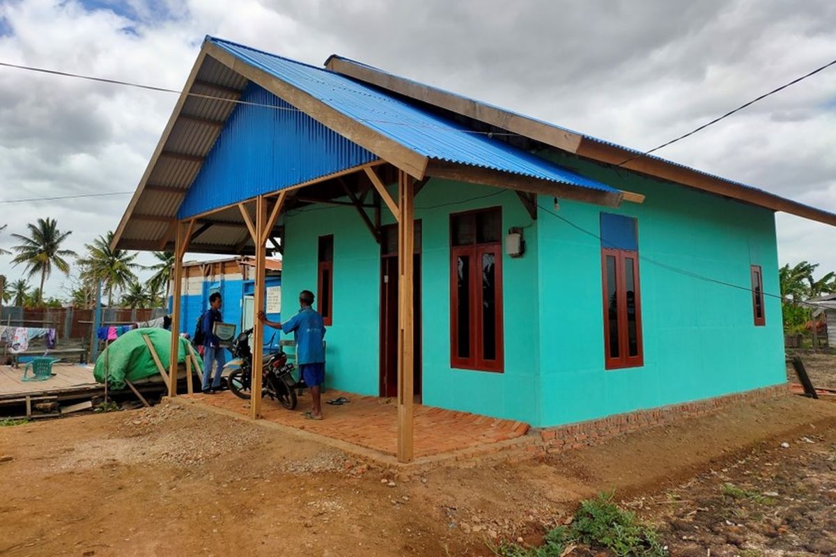 Bedah rumah di Provinsi Papua.