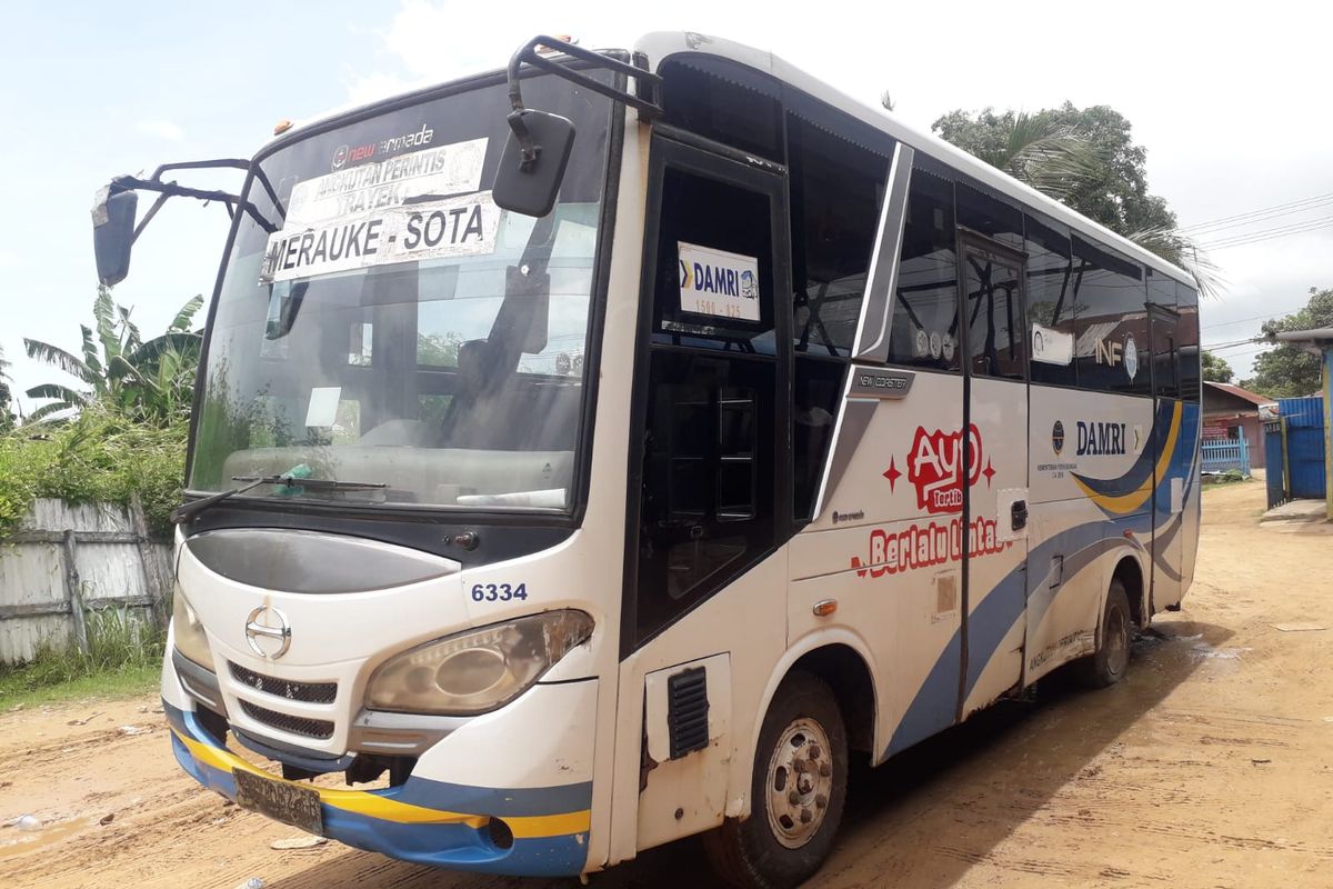 Angkutan Perintis DAMRI di Merauke