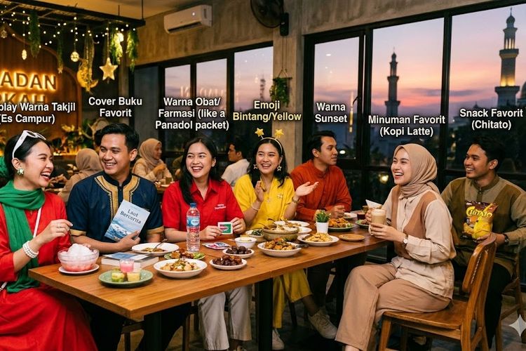 7 Ide Dresscode Bukber 2026 yang Anti-Mainstream, dari Cosplay Takjil hingga Warna Obat