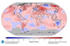 Suhu Rata-rata di Dunia Juni-Agustus Terpanas Sepanjang Sejarah