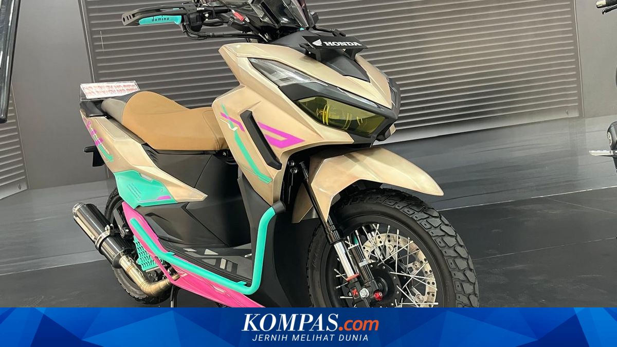 Modifikasi Vario 125 Street Bergaya Cyberpunk, Siap Diajak Petualang