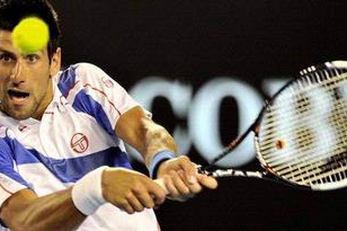 Petenis Serbia, Novak Djokovic.