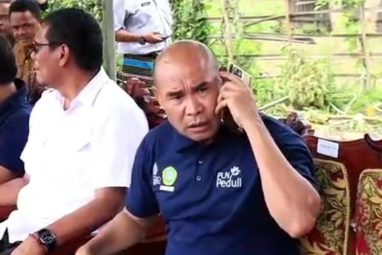 Tangkapan layar Gubernur NTT memarahi Bupati Timor Tengah Selatan.