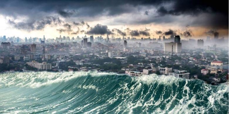 Ilustrasi tsunami