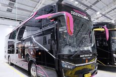 PO Agam Tungga Jaya Luncurkan Dua Bus Baru Model Single Glass