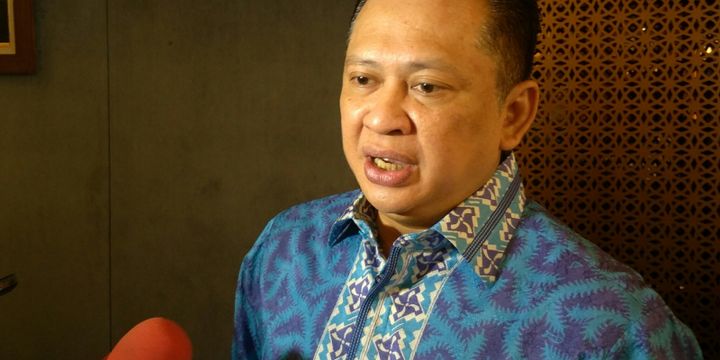 Ketua DPR Bambang Soesatyo di Kompleks Parlemen, Senayan, Jakarta, Kamis (25/1/2018)