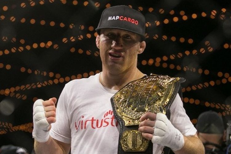 Petarung kelas ringan UFC, Justin Gaethje. 