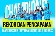 INFOGRAFIK: Rekor dan Pencapaian Manchester City yang Jadi Juara Liga Inggris