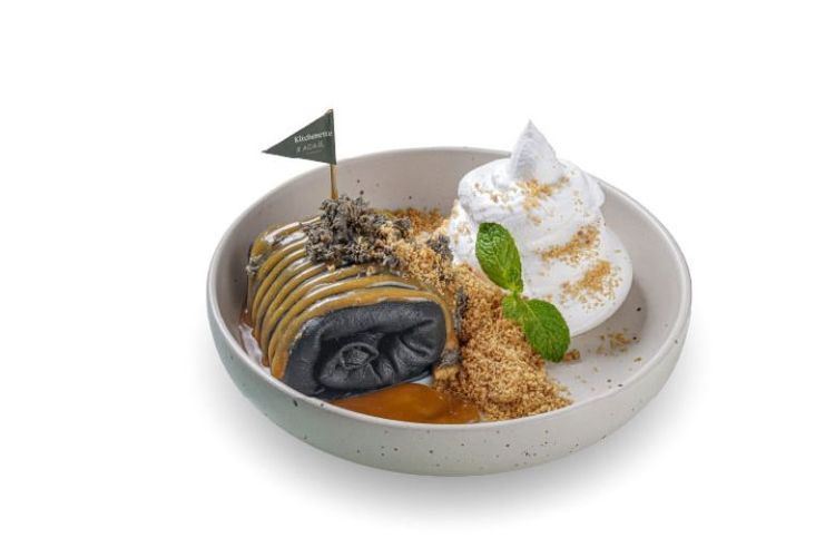 Kitchenette x Aciaii Black Sesame Kunafa.