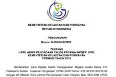 KKP Rilis Hasil Akhir CPNS 2019, Simak Informasi dan Ketentuannya di Sini!