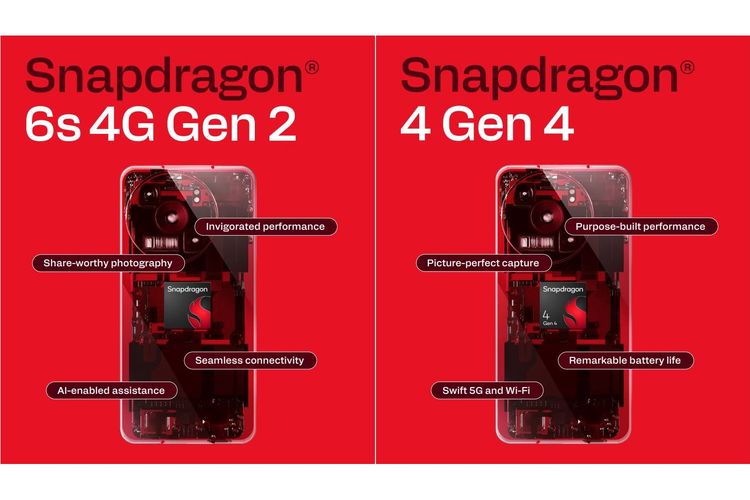 Qualcomm resmi meluncurkan dua chip baru, yakni Snapdragon 6s 4G Gen 2 dan Snapdragon 4 Gen 4.
