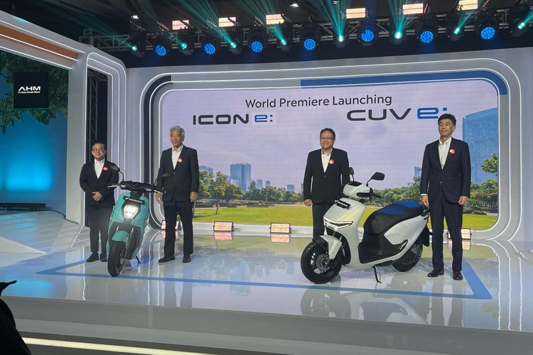 Honda luncurkan motor listrik Icon e: dan Cuv e: