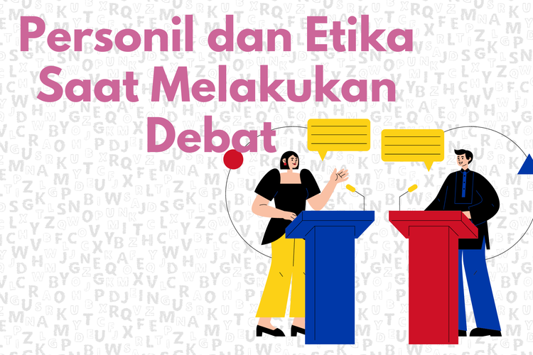 Ilustrasi personil dan etika debat