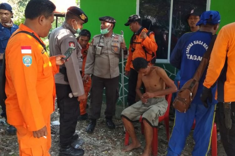 Saul Pangaribuan (43) warga Bukit Bestari Tanjungpinang, Kepulauan Riau yanh dilaporkan hilang oleh pihak keluarganya, Sabtu (9/2/2019) setelah masuk ke hutan lindung Tanjungpinang akhirnya berhasil ditemukan.