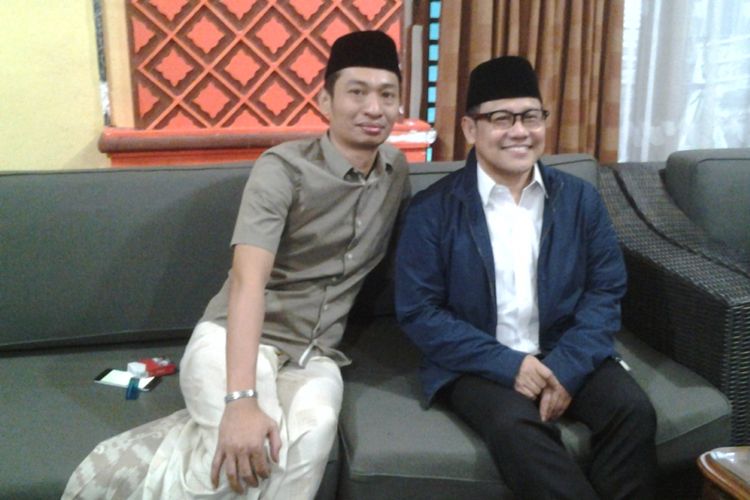 Ketua DPP PKB Muhaimin Iskandar dan anggota DPR RI PKB asal Kendal, Alammuddin Rois.