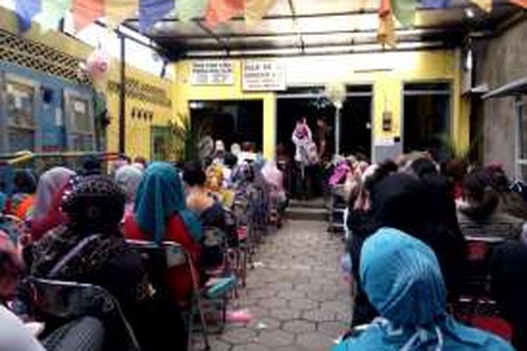 Para PSK Sarkem saat mengikuti dialog di Balai RW 3 Sosrowijayan Kulon Kota Yogyakarta