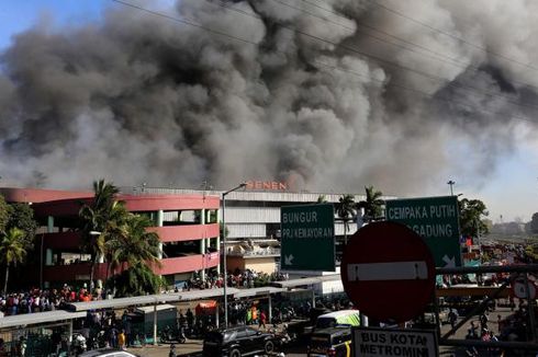 Pembangunan Pasar Senen yang Terbakar Tunggu Relokasi Pedagang