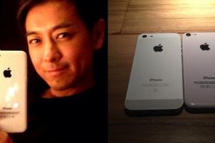 Jimmy Lin mempublikasi foto ponsel pintar Apple yang diduga adalah iPhone 5C