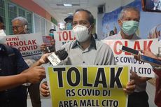 Pedagang Protes, Tolak RS Darurat Covid-19 di Dalam Mal Cito Surabaya
