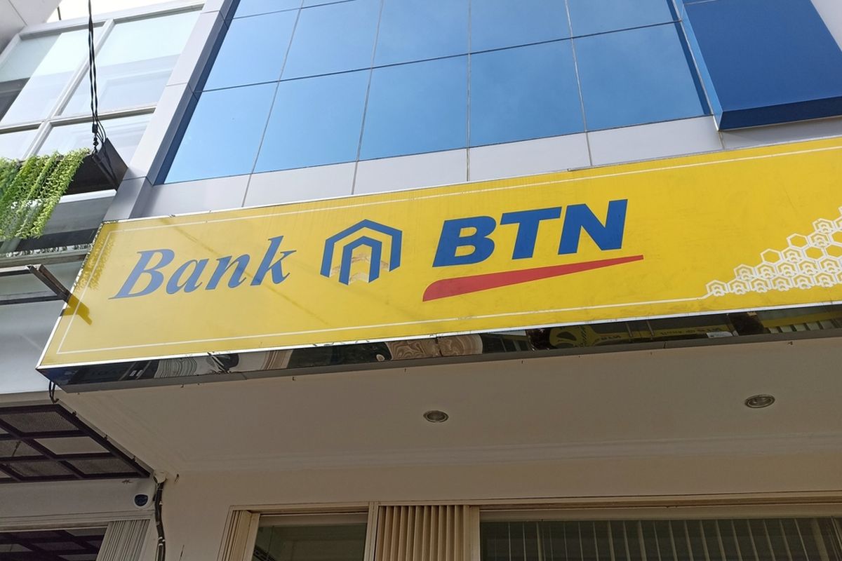 Ilustrasi PT Bank Tabungan Negara (Persero) Tbk atau BTN, kantor cabang BTN.
