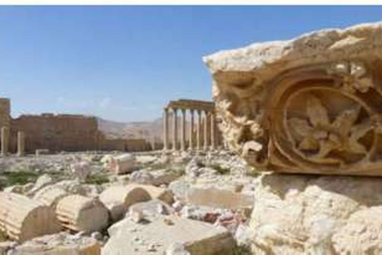 Unesco menyebut Palmyra sebagai peninggalan budaya kuno terpenting di dunia. 