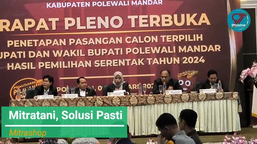 Samsul Mahmud-Andi Nursami Ditetapkan sebagai Bupati dan Wabup Polewali Mandar Terpilih