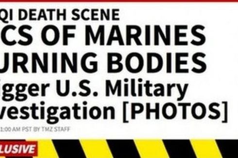 AS Gelar Investigasi Terkait Foto Marinir Bakar Mayat di Irak