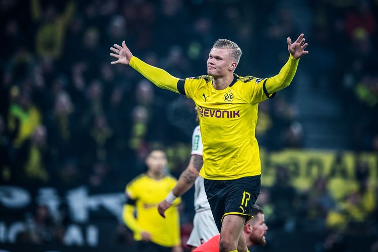 Striker Borussia Dortmund, Erling Haaland.