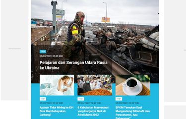 Tangkapan layar berita populer di laman Tren sepanjang Sabtu (5/3/2022) hingga Minggu (6/3/2022) pagi.