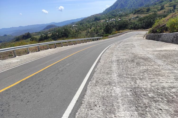 Jalan mulus di Jalur Perbatasan RI-Timor Leste
