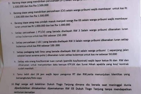 Iuran bagi Warga Non-pribumi di Surabaya: Dinilai Tak Lazim hingga Aturan Dicabut