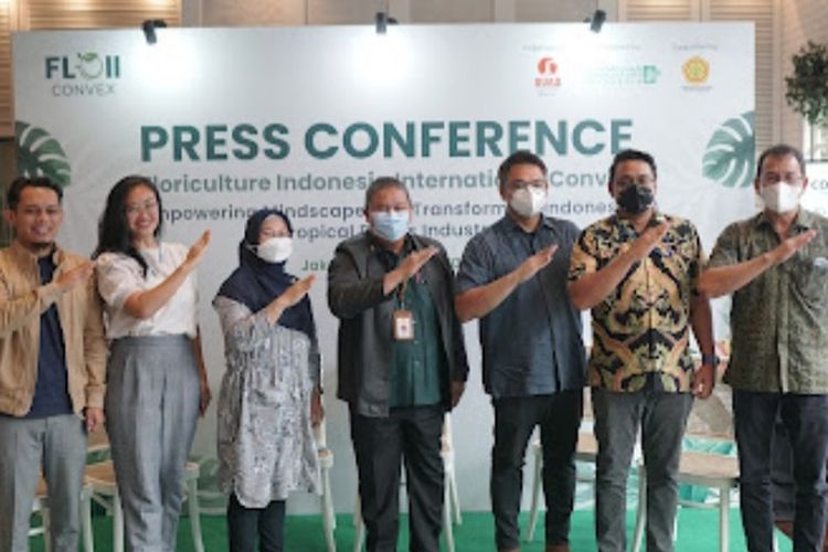 Press conference Floriculture Indonesia International Convex (FLOII) 