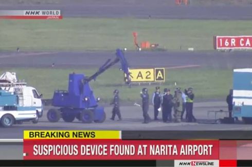 Benda seperti Bom Ditemukan di Dekat Landasan Pacu Bandara Narita