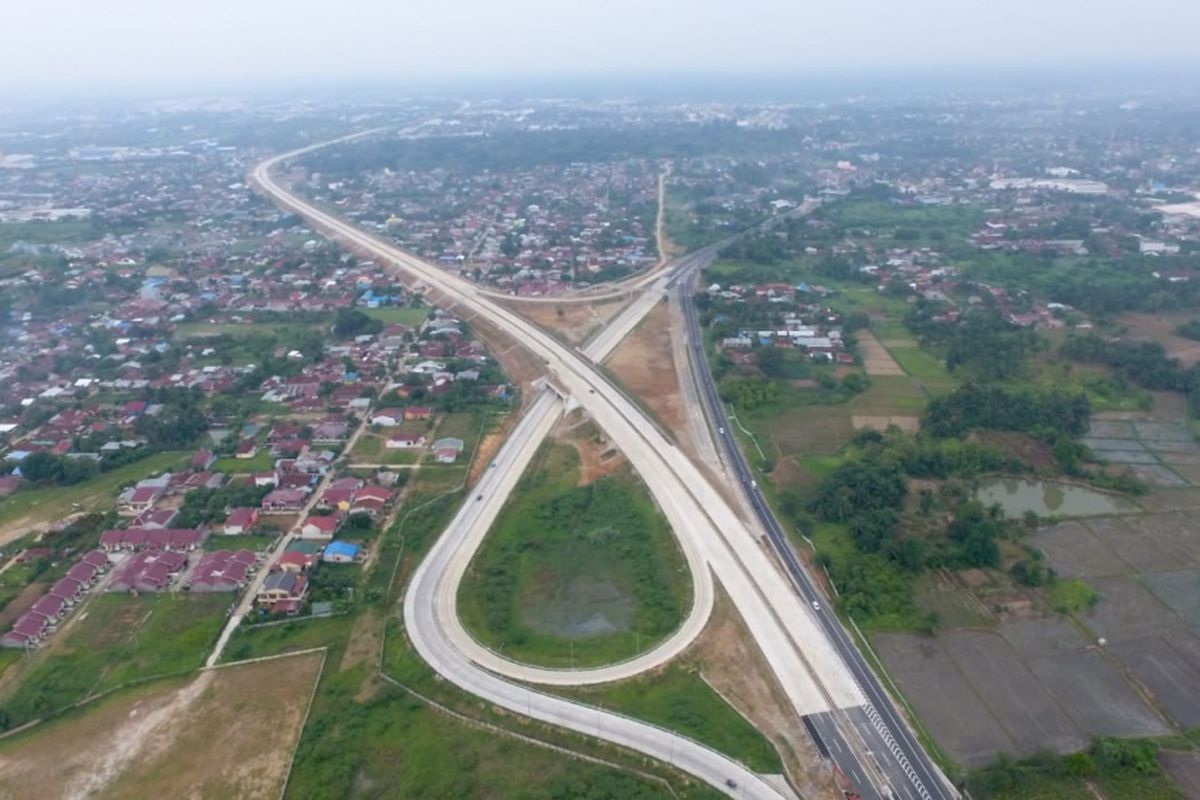 Jalan Tol Medan-Kualanamu-Tebing Tinggi (MKTT) Seksi 1 SS Tanjung Morawa-SS Perbarakan.