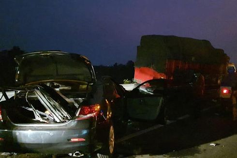 Detik-detik Kecelakaan Pebulu Tangkis Syabda Perkasa di Tol Pemalang