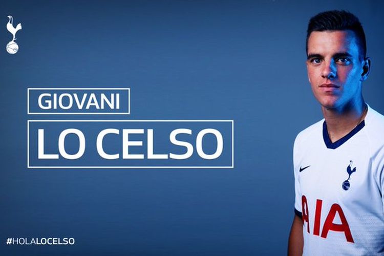 Giovani Lo Celso bergabung ke Tottenham Hotspur dengan status pinjaman dari Real Betis, 8 Agustus 2019. 