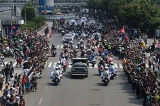 Puluhan Pebalap MotoGP Parade Keliling Jalan Jakarta