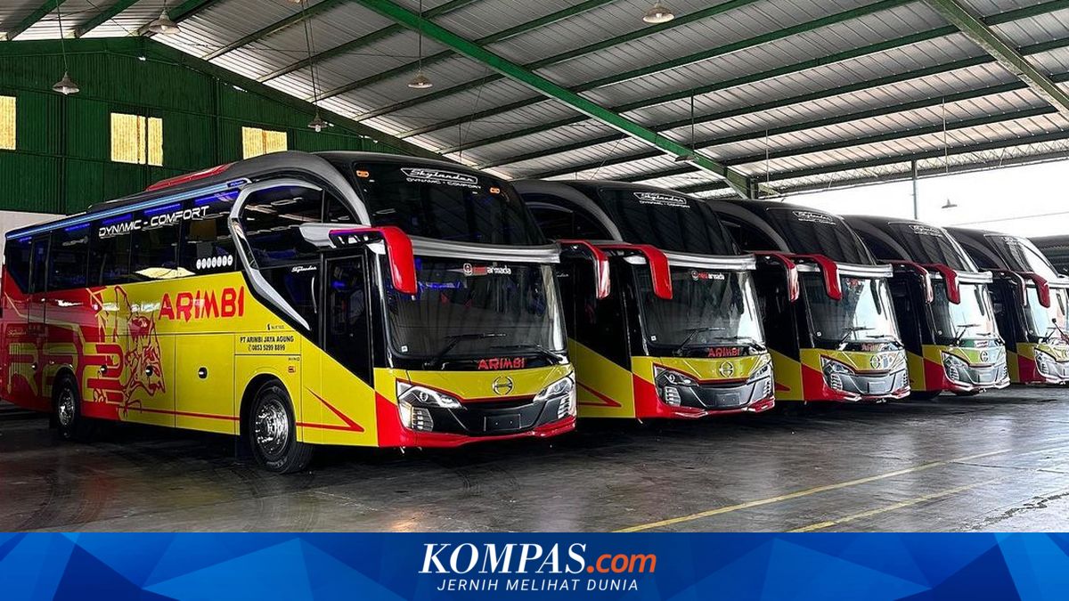 PO Arimbi Rilis 5 Unit Bus Baru, Pakai Gambar Wayang