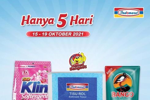 Banyak Diskon, Ini Promo Indomaret Periode 15-19 Oktober 2021